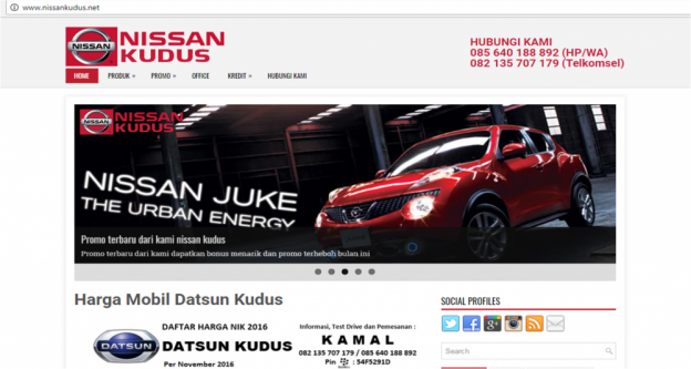 Jasa Pembuatan Website Rental Mobil  di Semarang